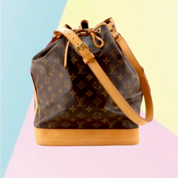 Louis Vuitton Louis Vuitton Monogram Noe Leather Fabric Brown Shoulder bag